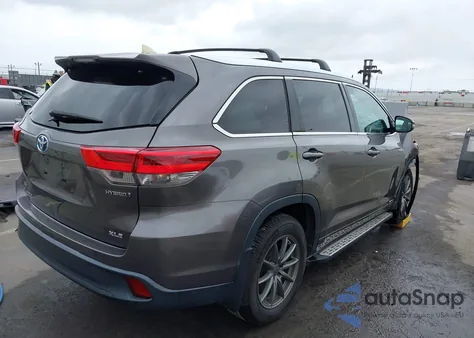2018 Toyota Highlander Hybrid Xle from USA, damaged, VIN 5TDJGRFH6JS047582